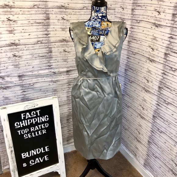 silk organza cocktail dress